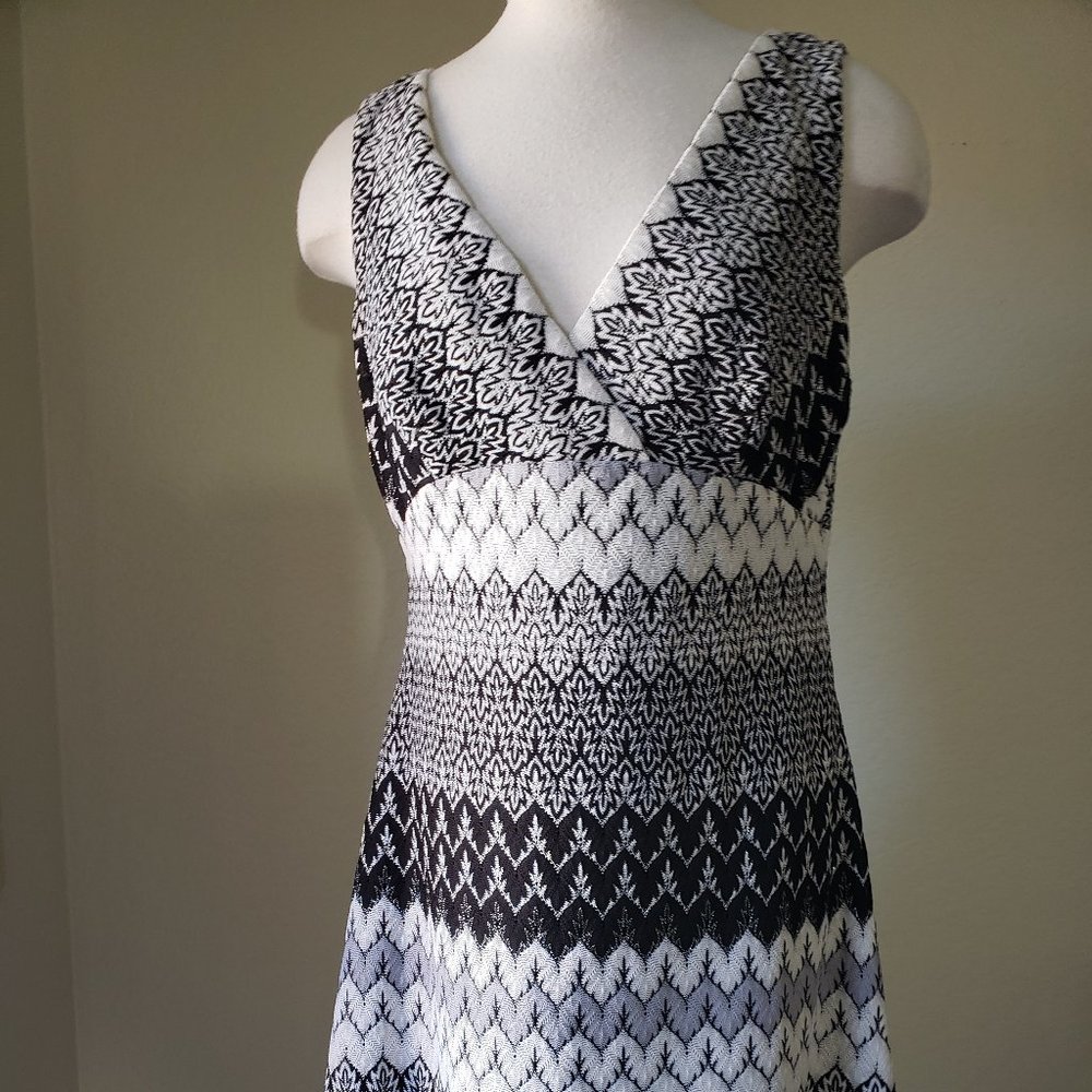 Funky Black & White Sexy Dress